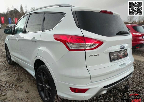 Ford Kuga cena 57200 przebieg: 192000, rok produkcji 2015 z Lubsko małe 781